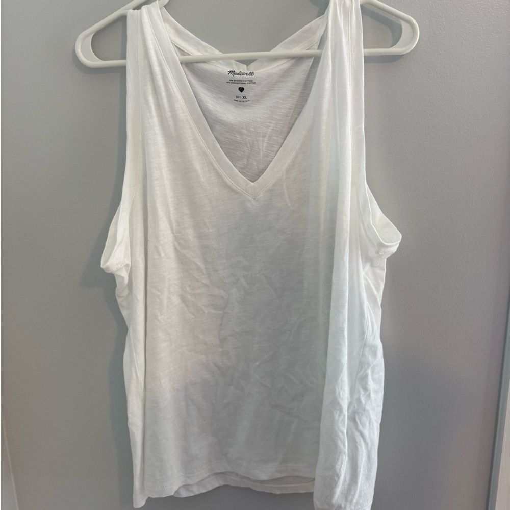 Madewell Women's white XL Tank Top